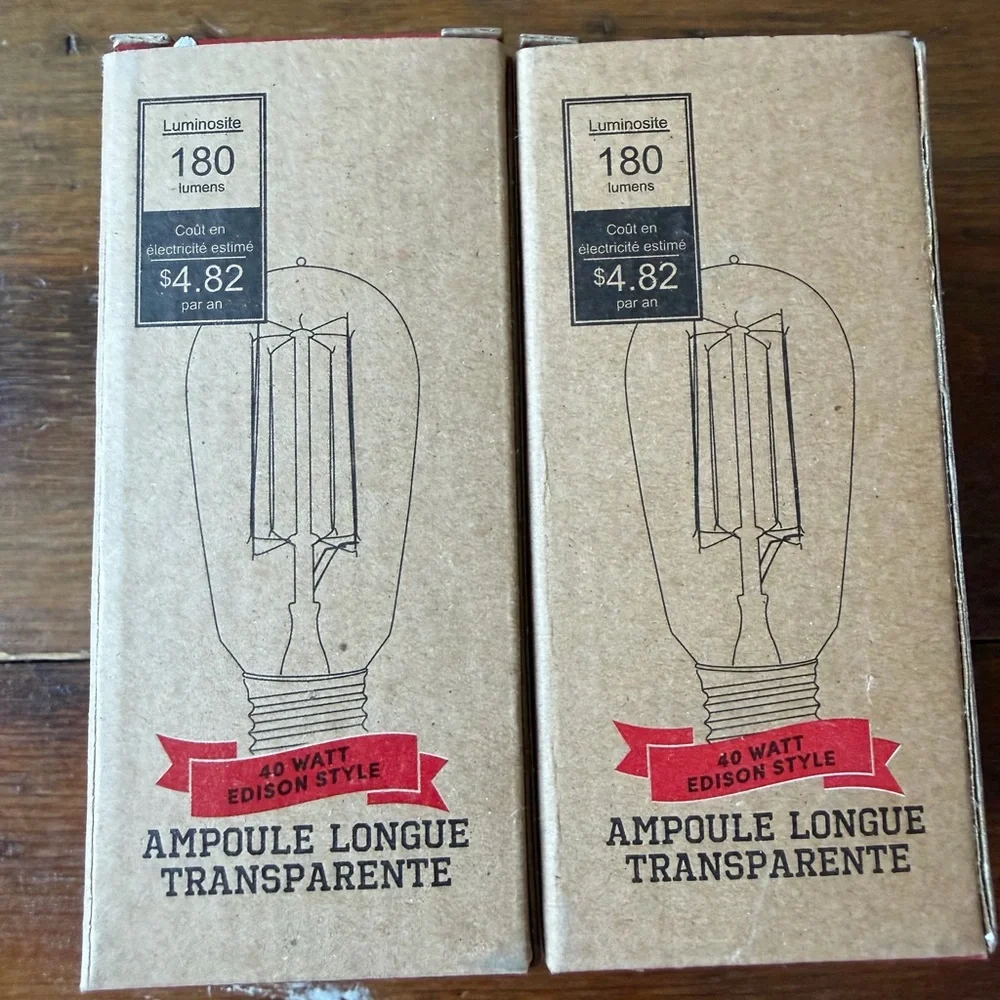 NWT West Elm 40 Watt Edison Style Bulb